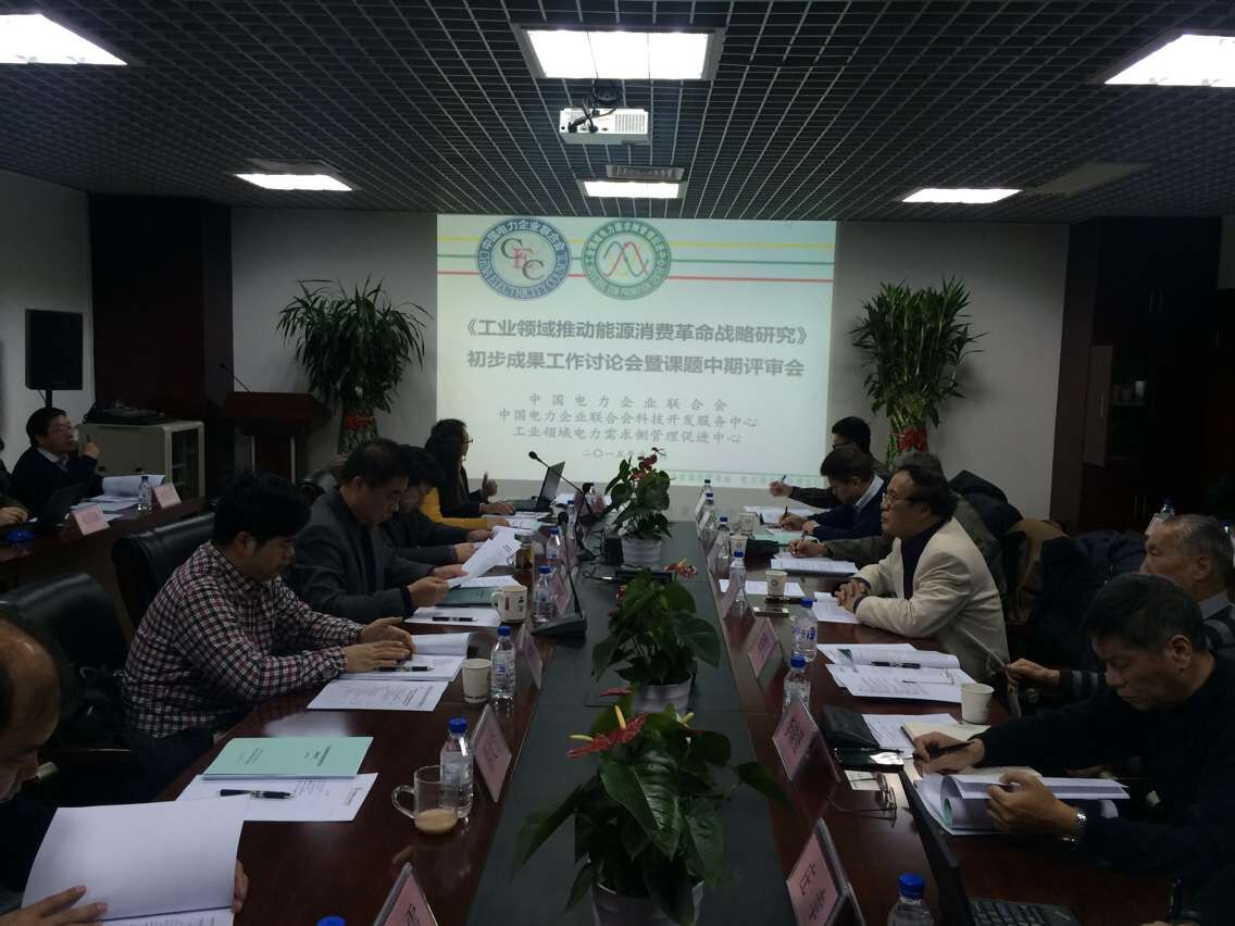 中電聯(lián)召開(kāi)《工業(yè)領(lǐng)域推動(dòng)能源消費(fèi)革命戰(zhàn)略研