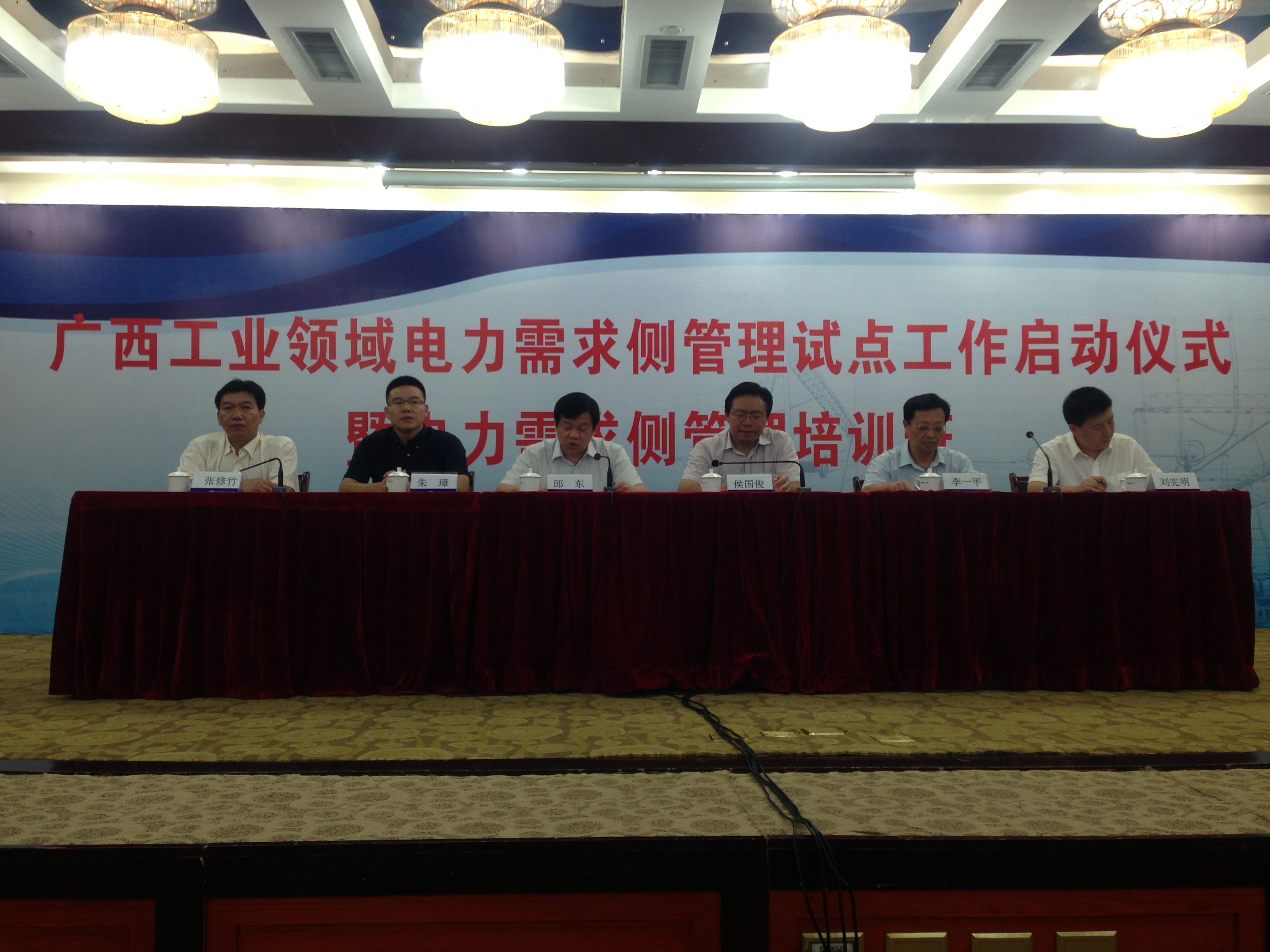 廣西工業(yè)領(lǐng)域電力需求側(cè)管理試點(diǎn)工作啟動儀式