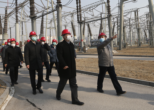 毛偉明到國網(wǎng)冀北電力調(diào)研指導(dǎo)疫情防控、慰問一線干部員工