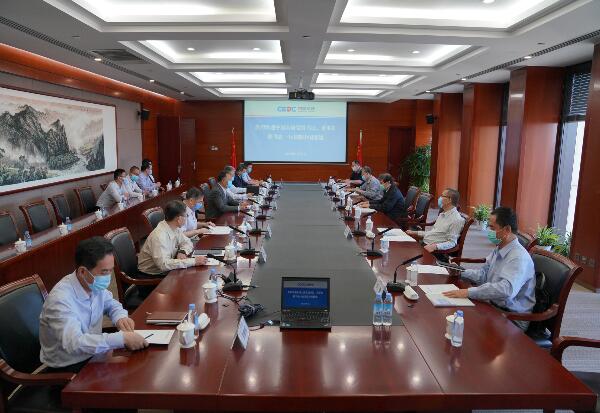 中國能建集團(tuán)黨委書記、董事長汪建平會見中國大唐黨組書記、董事長陳飛虎一行