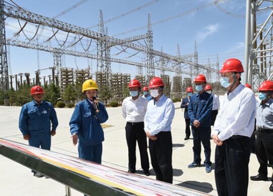 國(guó)家電網(wǎng)有限公司總經(jīng)理、黨組副書(shū)記辛保安赴國(guó)網(wǎng)寧夏電力調(diào)研