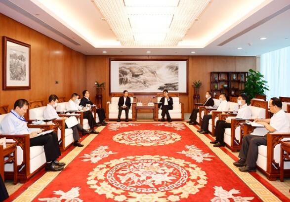 華能集團(tuán)有限公司黨組書記、董事長舒印彪會見國開行董事長趙歡
