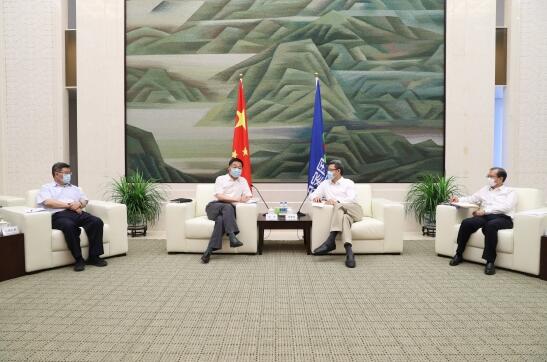 錢智民、江毅會(huì)見(jiàn)青海省委副書(shū)記、省長(zhǎng)劉寧