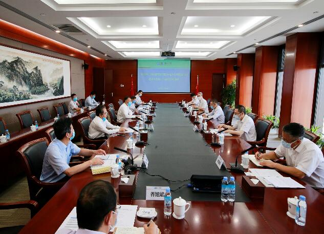 中國能建黨委書記、董事長汪建平會見國華電力董事長宋暢、總經(jīng)理李巍一行