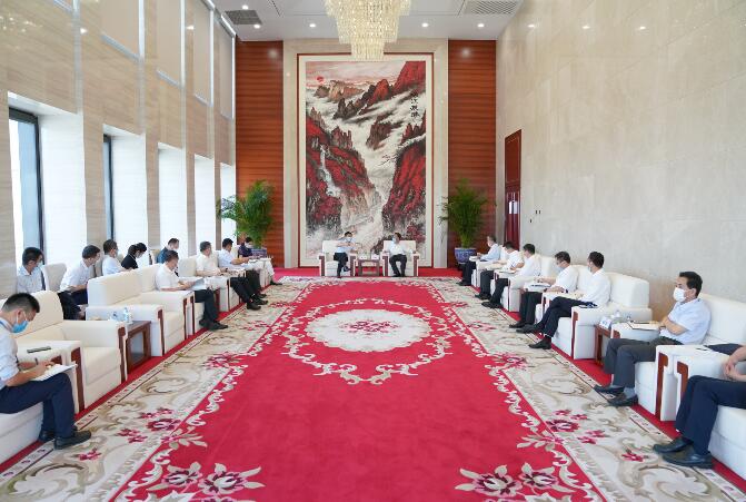 中國能建黨委書記、董事長汪建平會見陜西省副省長趙剛一行