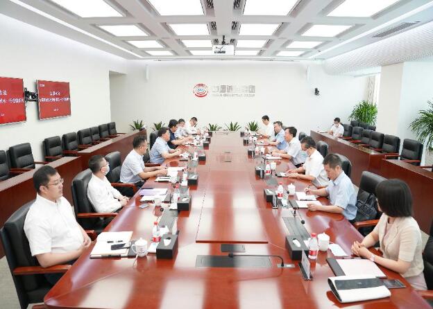 中國(guó)能建總經(jīng)理、黨委副書(shū)記孫洪水拜訪中國(guó)誠(chéng)通董事長(zhǎng)朱碧新