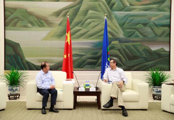 國家電投黨組書記、董事長錢智民會見上海交通大學校長、中國工程院院士林忠欽