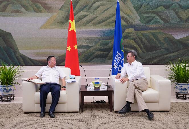 中國能建黨委書記、董事長宋海良拜會國家電投董事長錢智民