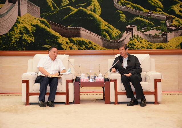 宋海良、孫洪水與大唐集團(tuán)董事長陳飛虎座談