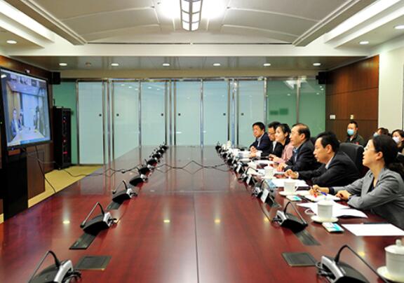 辛保安總經理與SAP公司全球執(zhí)行董事會成員、全球業(yè)務總裁傅美黛舉行視頻會談