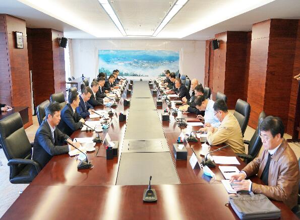 中國(guó)能建黨委書(shū)記、董事長(zhǎng)宋海良拜會(huì)三峽集團(tuán)董事長(zhǎng)雷鳴山