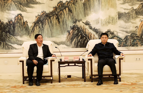 中國能建總經(jīng)理、黨委副書記孫洪水與陜西省副省長(zhǎng)徐大彤會(huì)談