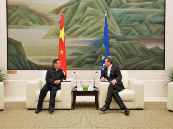 錢智民會見青海省政協(xié)副主席、海南州委書記張文魁