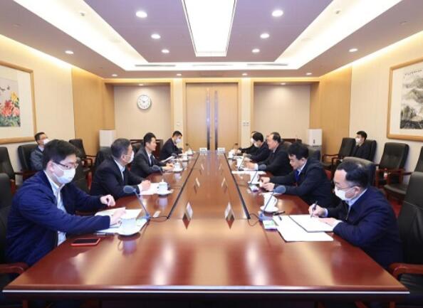 毛偉明會(huì)見上海市委常委、副市長吳清