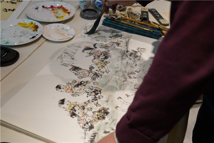 硯墨書香滿象山——國網(wǎng)象山縣供電公司開展“訪勞?！に臀幕眲?chuàng)新實踐活動