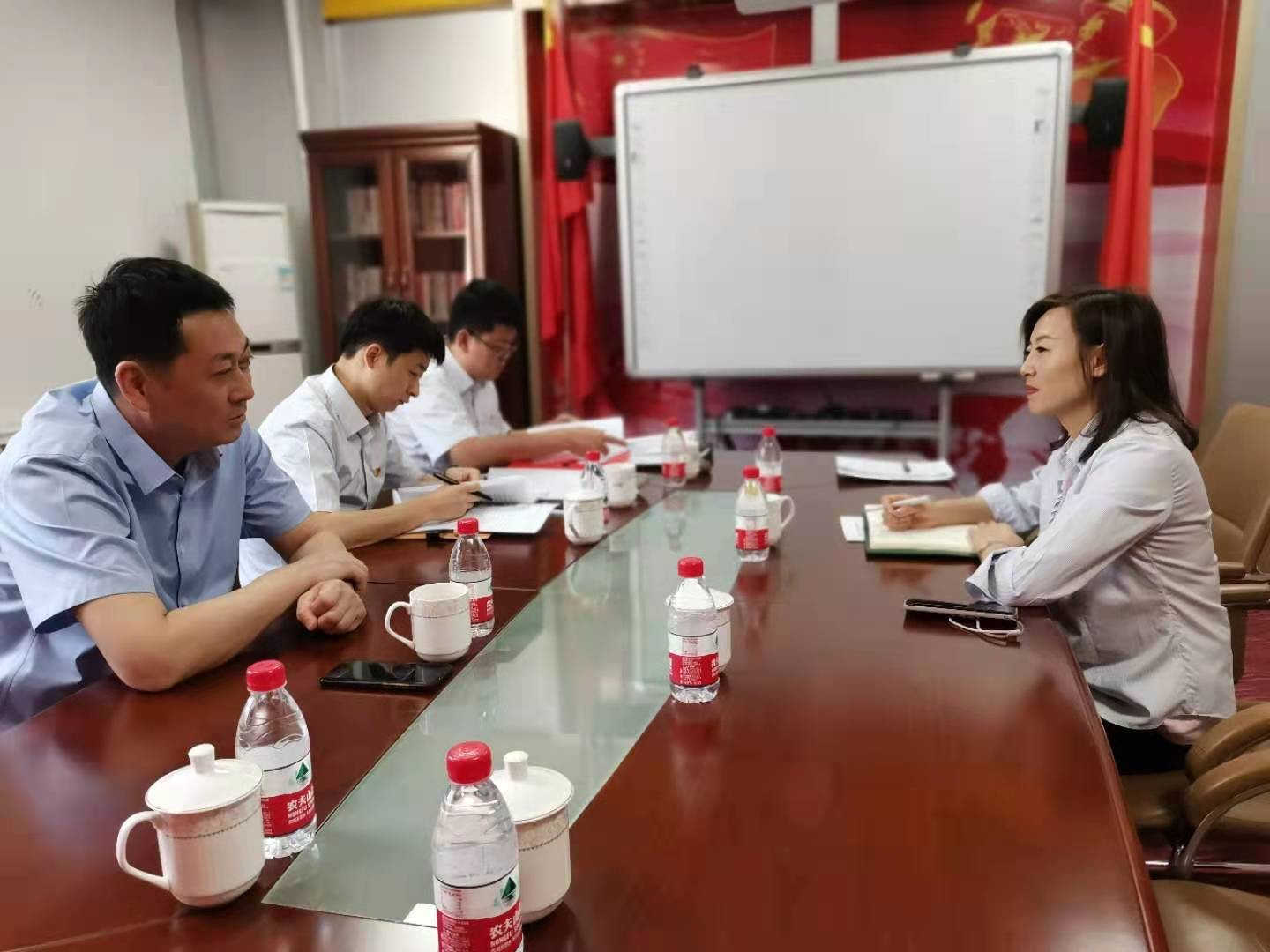 副局長王永強到烏海電業(yè)局千里山分局開展黨史學習教育督導、領學