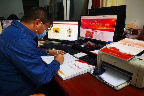 國(guó)網(wǎng)甘肅張掖供電公司:“線上+線下”助推“疫”線黨員素質(zhì)提升