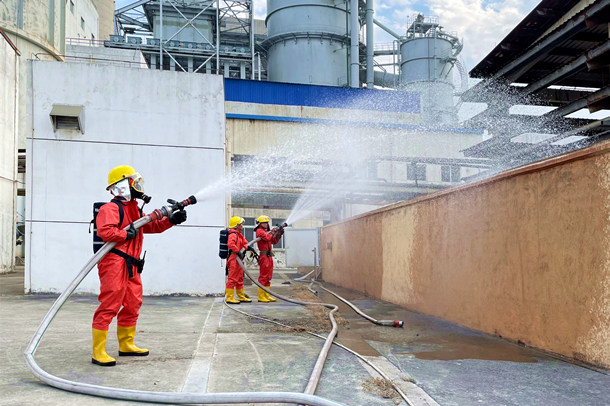 國(guó)能(泉州)熱電有限公司實(shí)戰(zhàn)演練提升應(yīng)急處置能力