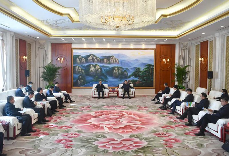 鄒磊拜會(huì)寧夏回族自治區(qū)黨委書記、人大常委會(huì)主任陳潤(rùn)兒