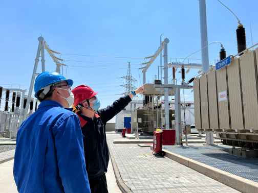 送電了！北疆達茂最大的農(nóng)業(yè)集中地新建的烏克110千伏變電站正式啟動投運