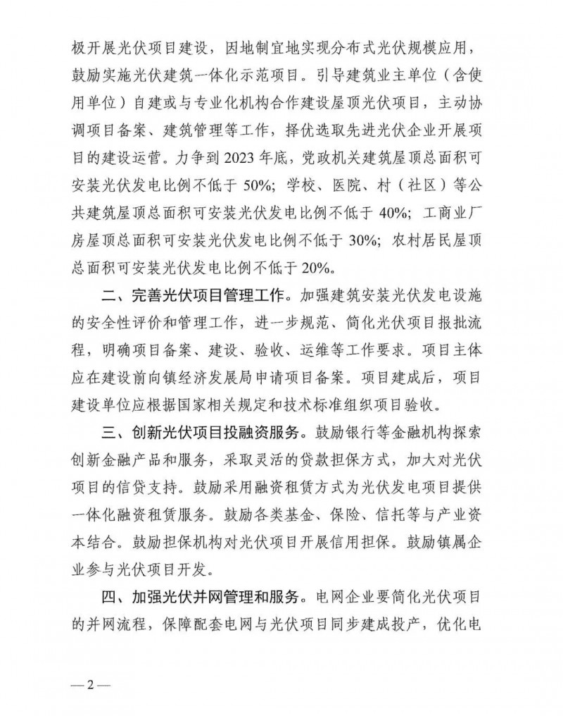 最高30萬，居民補(bǔ)助0.1元/千瓦時(shí)！東莞橋頭鎮(zhèn)發(fā)布《推進(jìn)屋頂分布式光伏發(fā)電的若干措施》