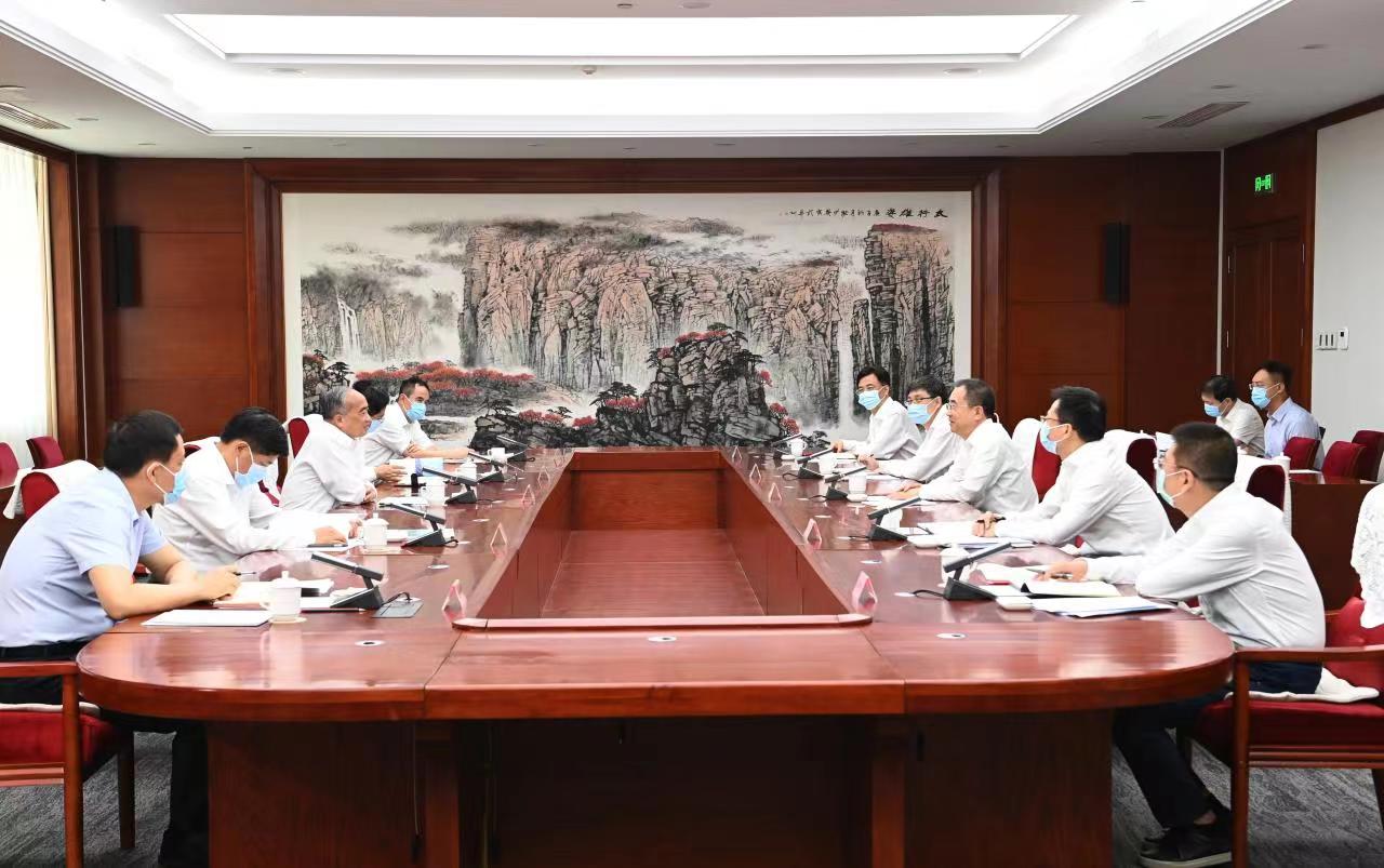 鄒磊拜會(huì)山西省委書記、省人大常委會(huì)主任林武