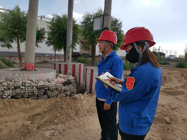 烏海市千里山供電分公司開展“擔(dān)使命，展作為，黨員巡線當(dāng)先鋒”主題黨日