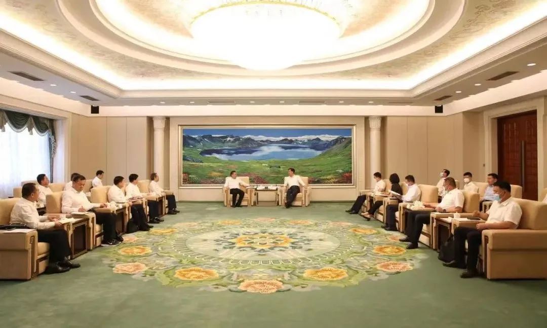 中國能建黨委書記、董事長宋海良拜會吉林省委常委、長春市委書記張志軍