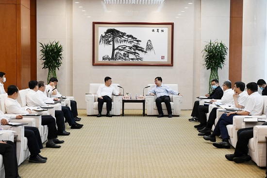 鄧建玲會(huì)見(jiàn)承德市委書(shū)記柴寶良、市長(zhǎng)王亞軍