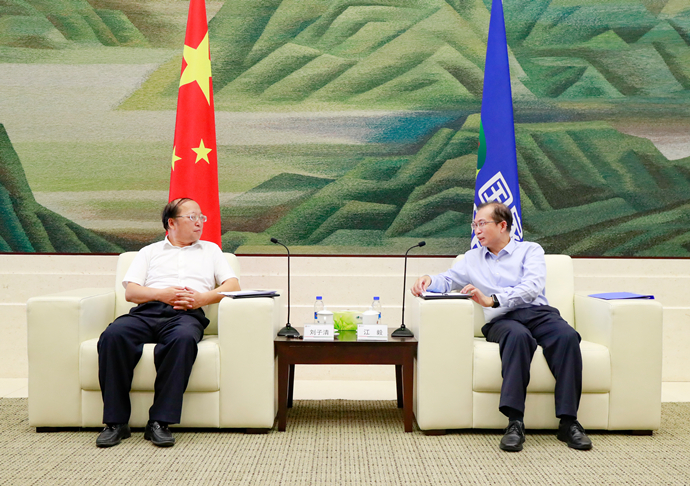 國家電投總經(jīng)理、黨組副書記江毅會見湖北省武漢市委常委、武漢經(jīng)開區(qū)工委書記劉子清