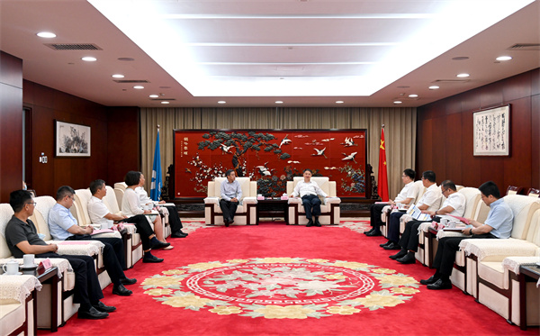 溫樞剛會見中國信達(dá)黨委書記、董事長張衛(wèi)東