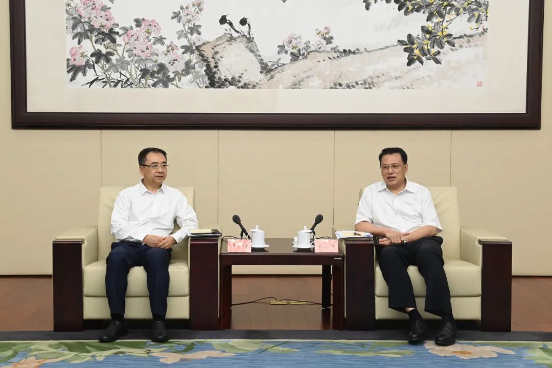 大唐集團(tuán)公司黨組書記、董事長鄒磊拜會(huì)浙江省委書記、省人大常委會(huì)主任袁家軍