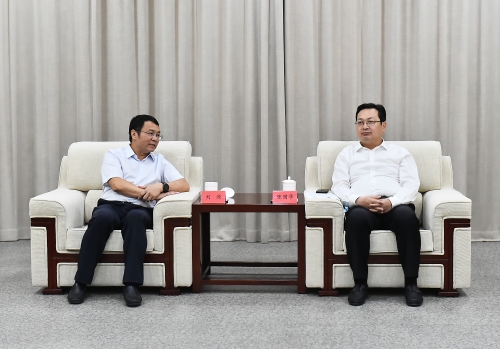 劉源拜會河北省委常委、副省長，雄安新區(qū)黨工委書記、管委會主任張國華