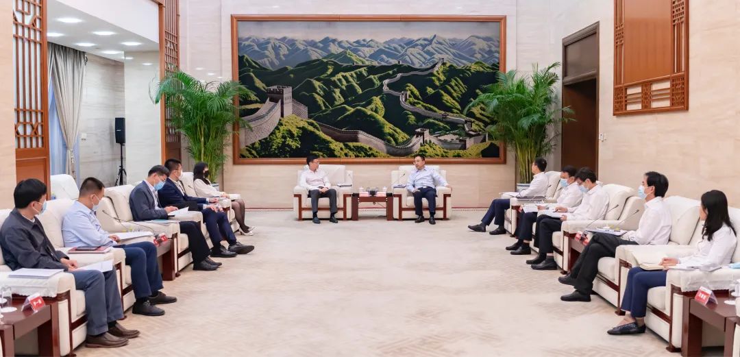 鄒磊會(huì)見北京市西城區(qū)委副書記、代區(qū)長(zhǎng)劉東偉