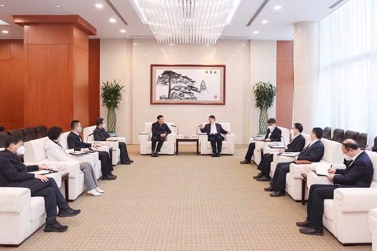 華能集團(tuán)黨組書記、董事長溫樞剛會(huì)見中電聯(lián)常務(wù)副理事長楊昆