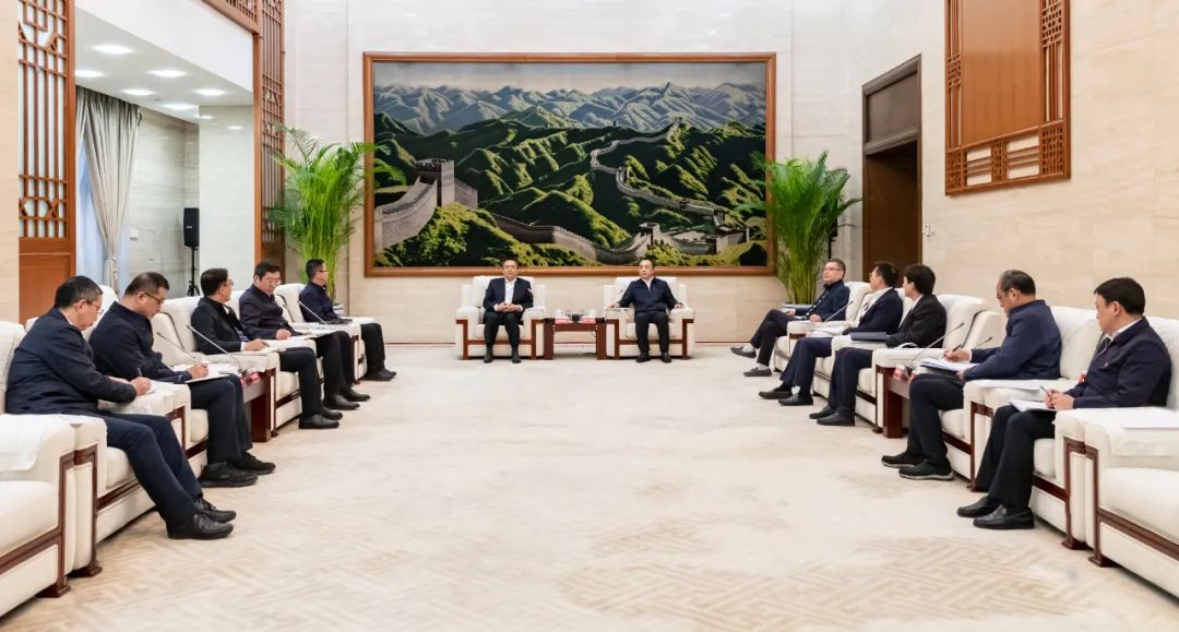 大唐集團黨組書記、董事長鄒磊會見哈電集團黨委書記、董事長曹志安