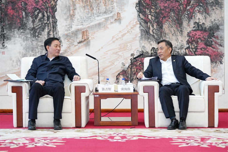 中國能建黨委書記、董事長宋海良與吉林省委常委、長春市委書記張志軍會(huì)談