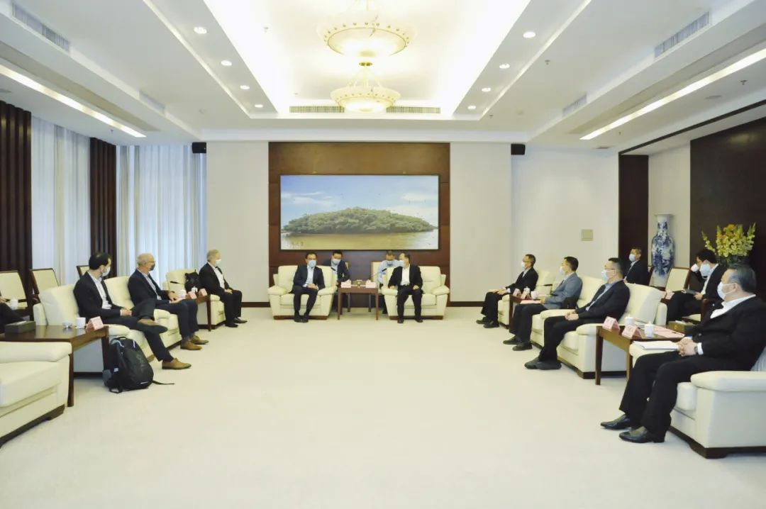 江門市委書(shū)記陳岸明會(huì)見(jiàn)法國(guó)電力集團(tuán)副總裁傅楷德