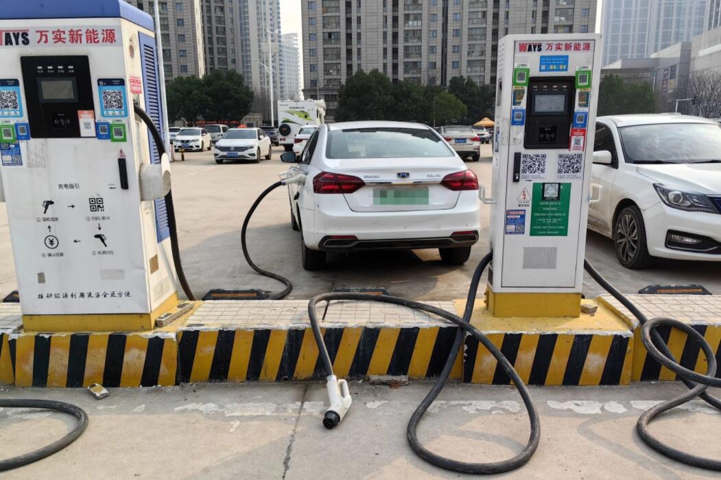 新能源車充電槍被扔積水中，對(duì)“城市家電”需多加愛(ài)護(hù)