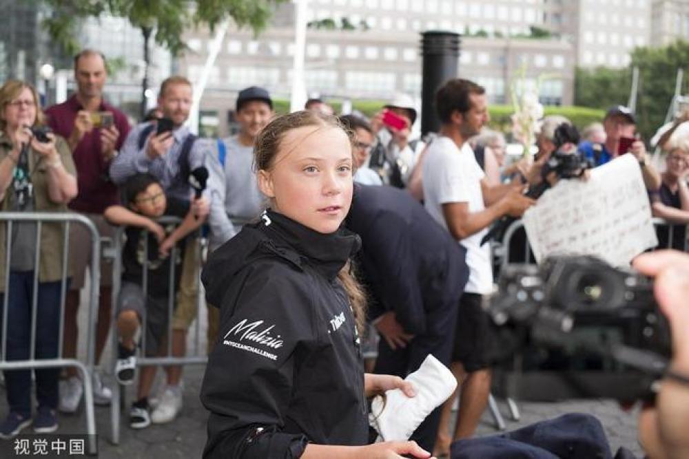 瑞典“環(huán)保少女”堵門(mén)挪威能源部，抗議在牧民土地建風(fēng)力渦輪機(jī)