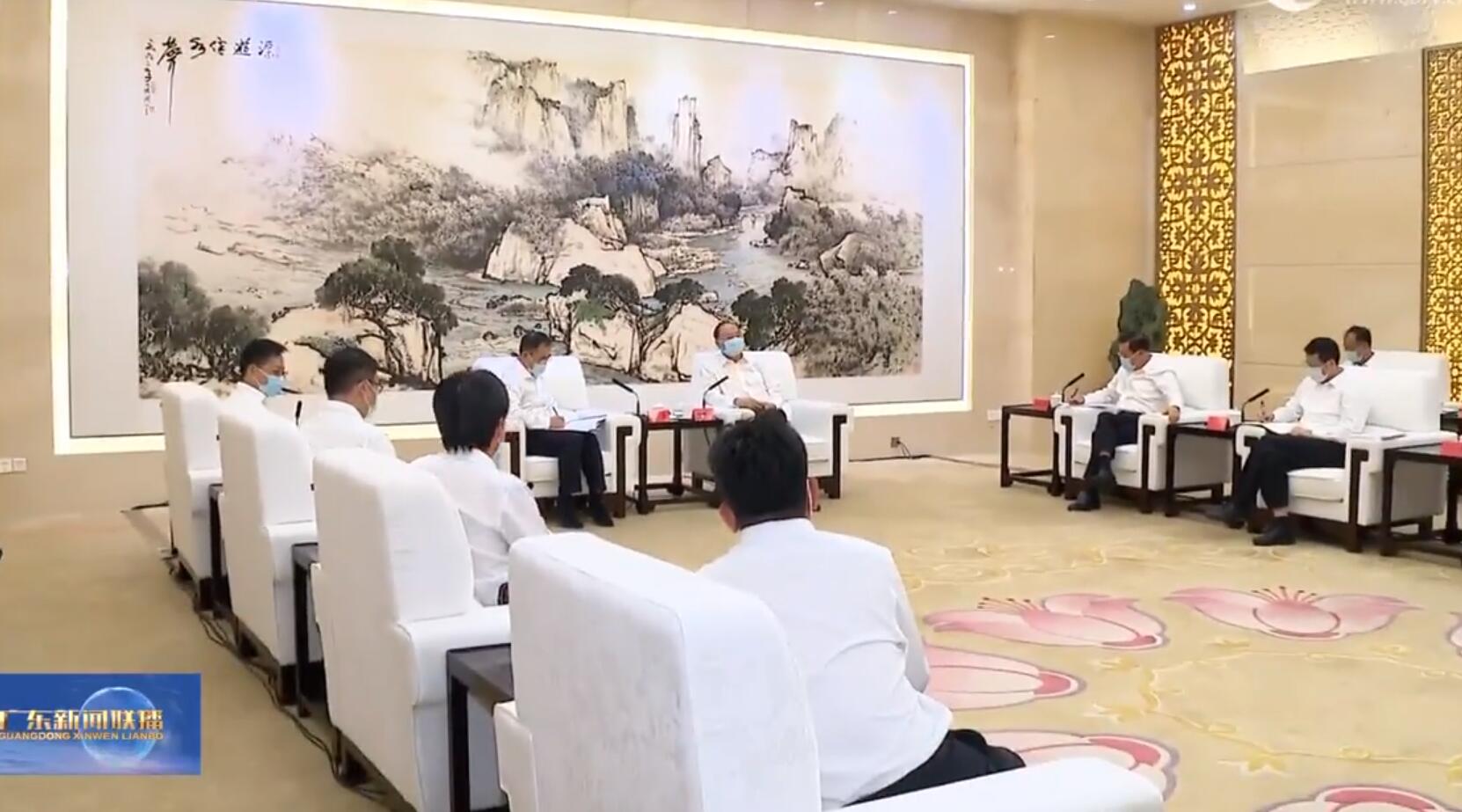 大唐集團黨組書記、董事長鄒磊拜會廣東省委書記黃坤明、省長王偉中