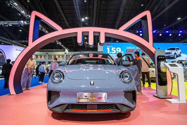 中國(guó)新能源車探尋差異化“出?！甭窂? width=