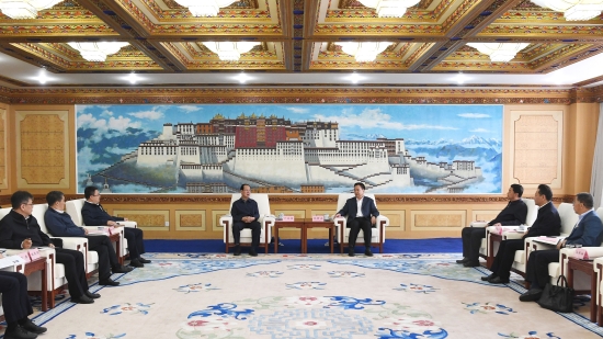 中國電建黨委書記、董事長丁焰章拜會西藏自治區(qū)黨委書記王君正、自治區(qū)主席嚴金海