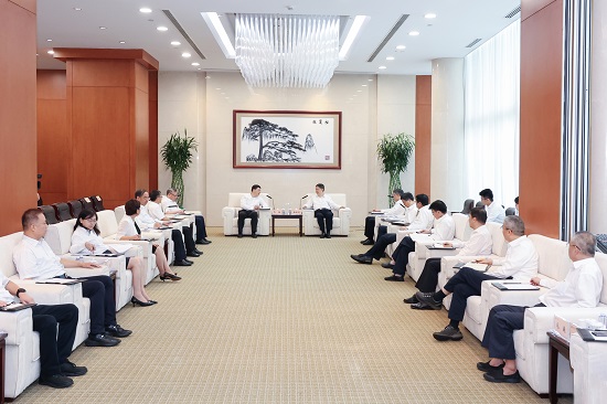 華能集團(tuán)黨組書記、董事長溫樞剛會(huì)見山西省委常委、太原市委書記韋韜