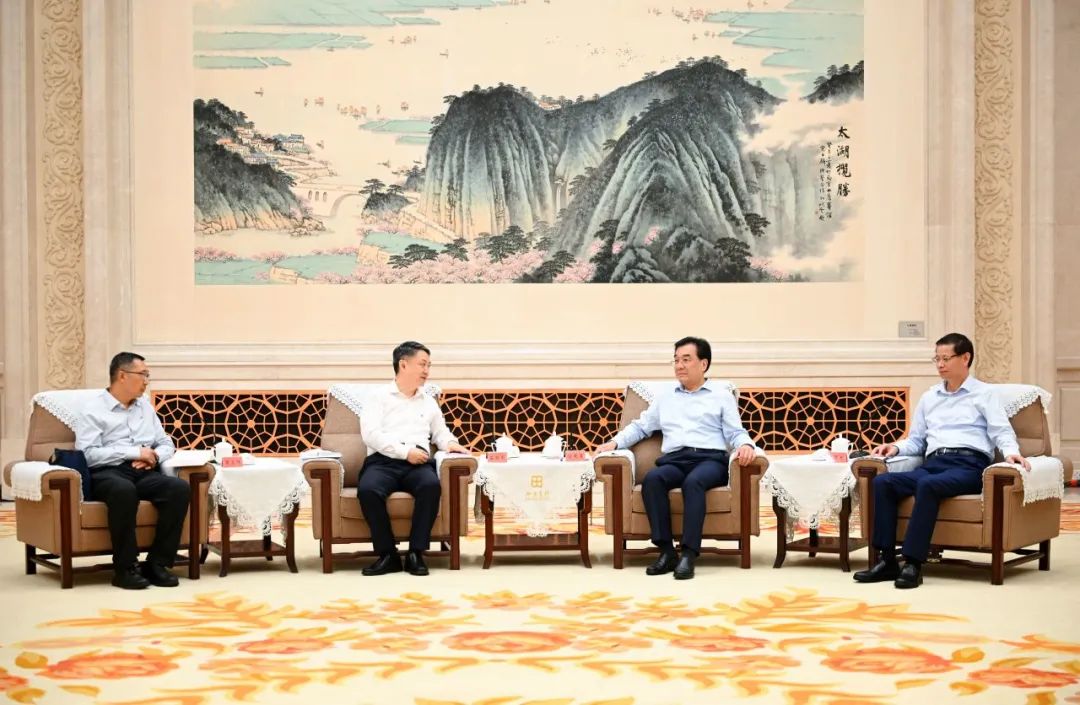 華能集團黨組書記、董事長溫樞剛拜會江蘇省委書記信長星、省長許昆林