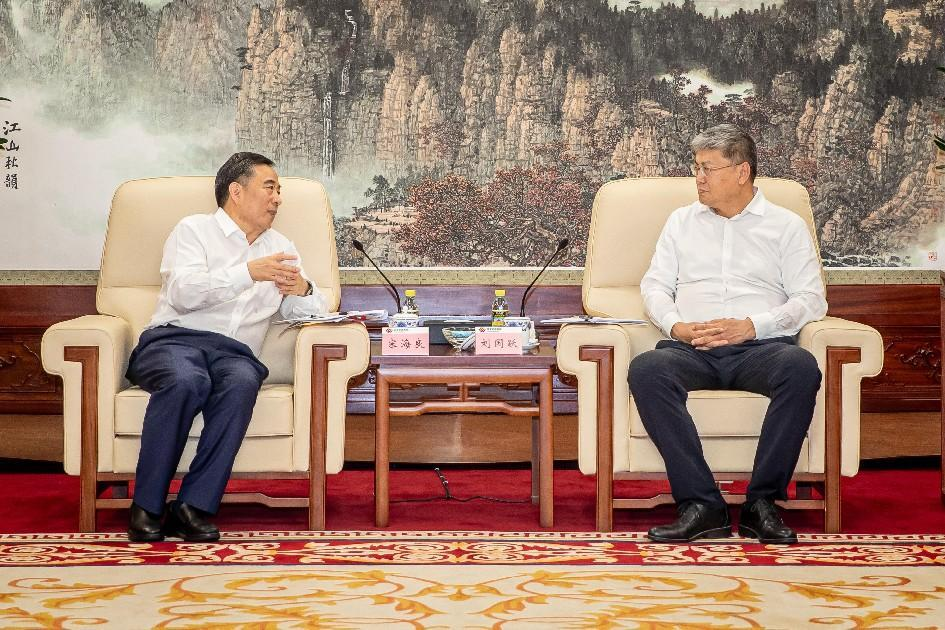 國(guó)家能源集團(tuán)黨組書記、董事長(zhǎng)劉國(guó)躍會(huì)見中國(guó)能建黨委書記、董事長(zhǎng)宋海良