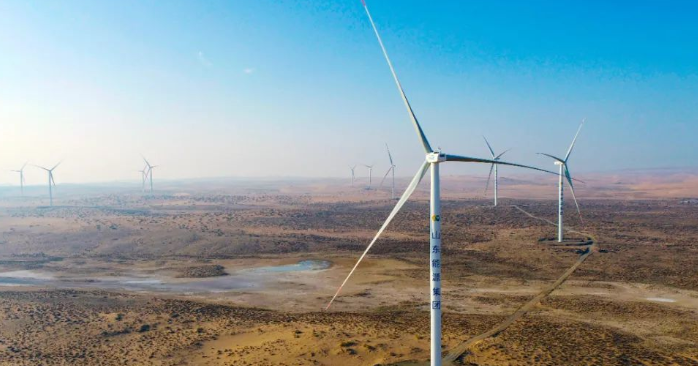 402.6MW！山東能源集團(tuán)又一大型風(fēng)電項目完成全部吊裝