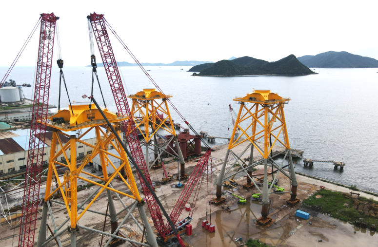 武橋重工首批海上風(fēng)電導(dǎo)管架順利合攏！國內(nèi)最復(fù)雜、制作難度最高！