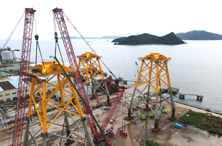 武橋重工首批海上風(fēng)電導(dǎo)管架順利合攏！國(guó)內(nèi)最復(fù)雜、制作難度最高！