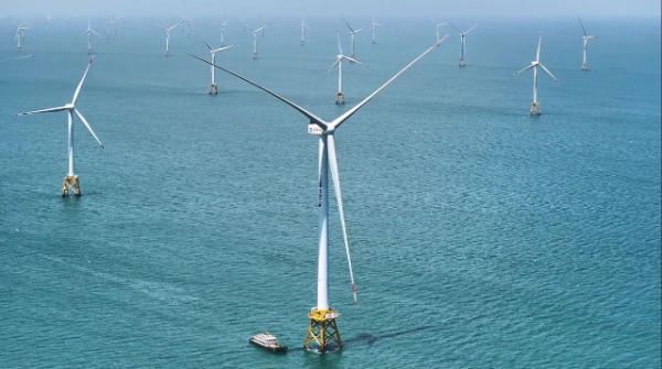 38.41萬千瓦時！全球首臺16兆瓦海上風(fēng)機創(chuàng)單機日發(fā)電量新紀錄